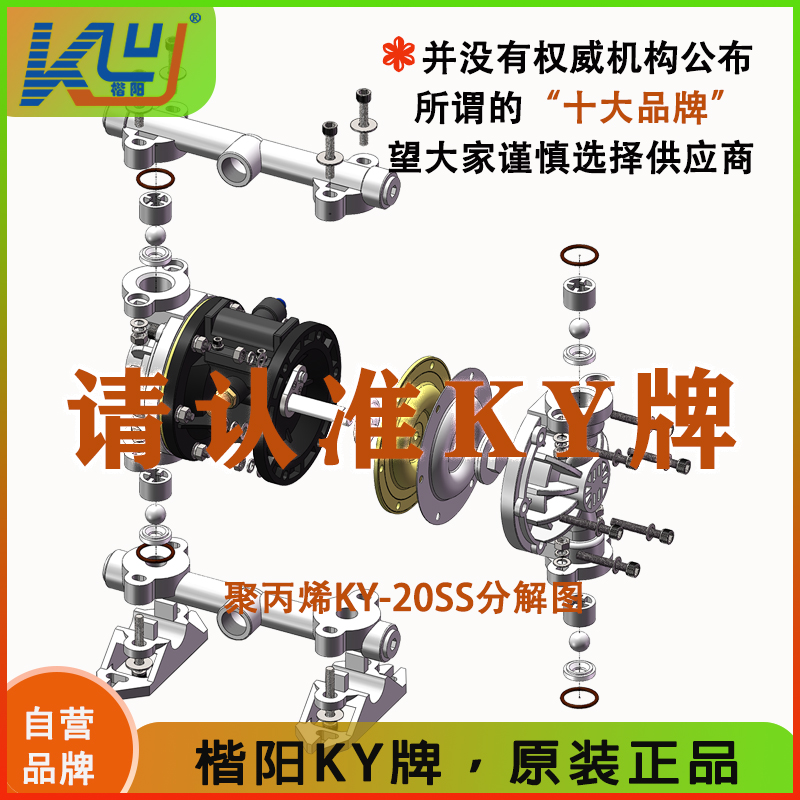 KY-20SS塑料氣動(dòng)隔膜泵5